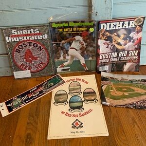 Bundle of Boston Red Sox Collectibles